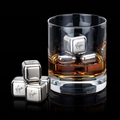 Set of 4 Stainless Steel Ice Cubes